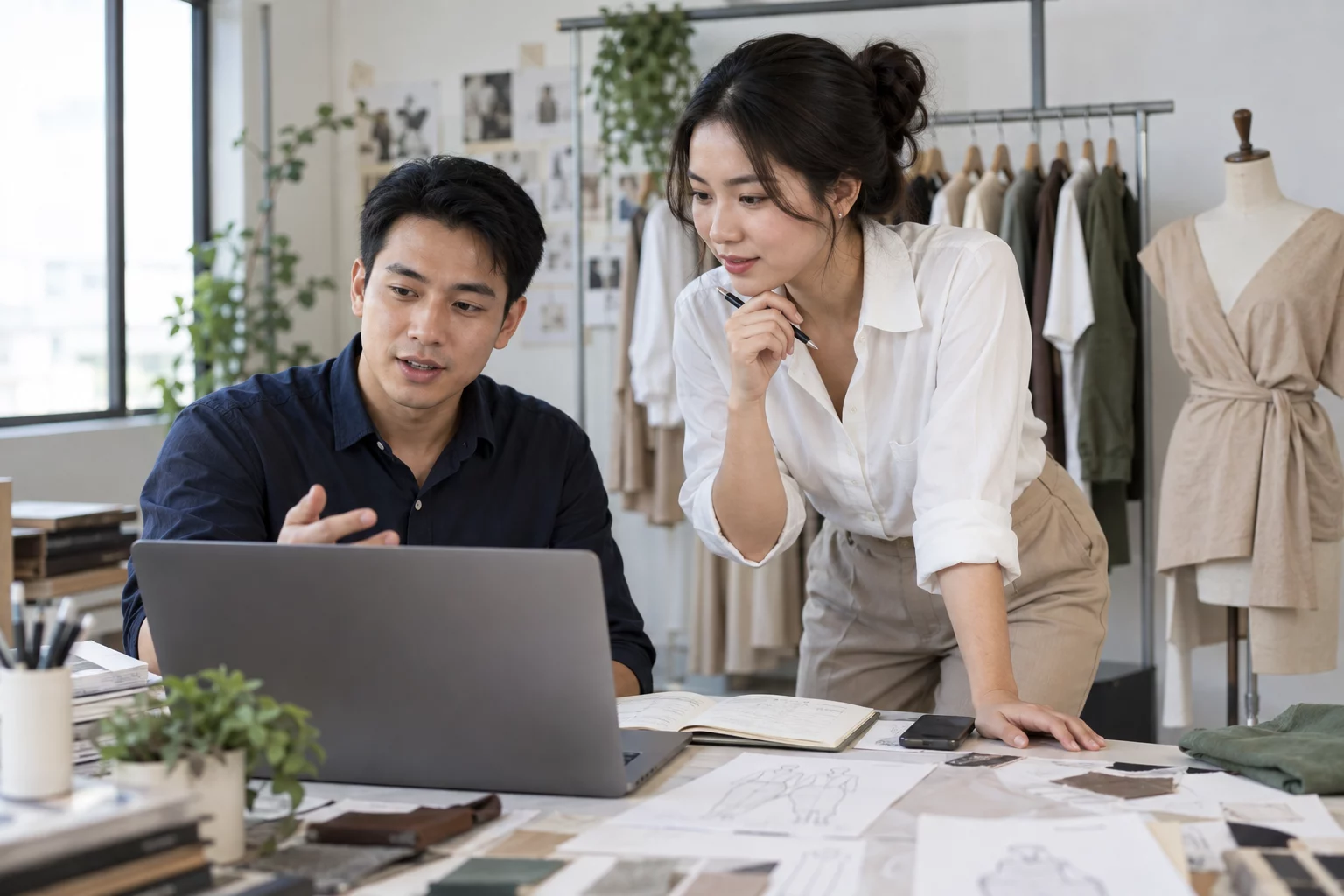 Nhóm SEO và quản lý thương hiệu phân tích hiệu suất danh mục sản phẩm thời trang trên website