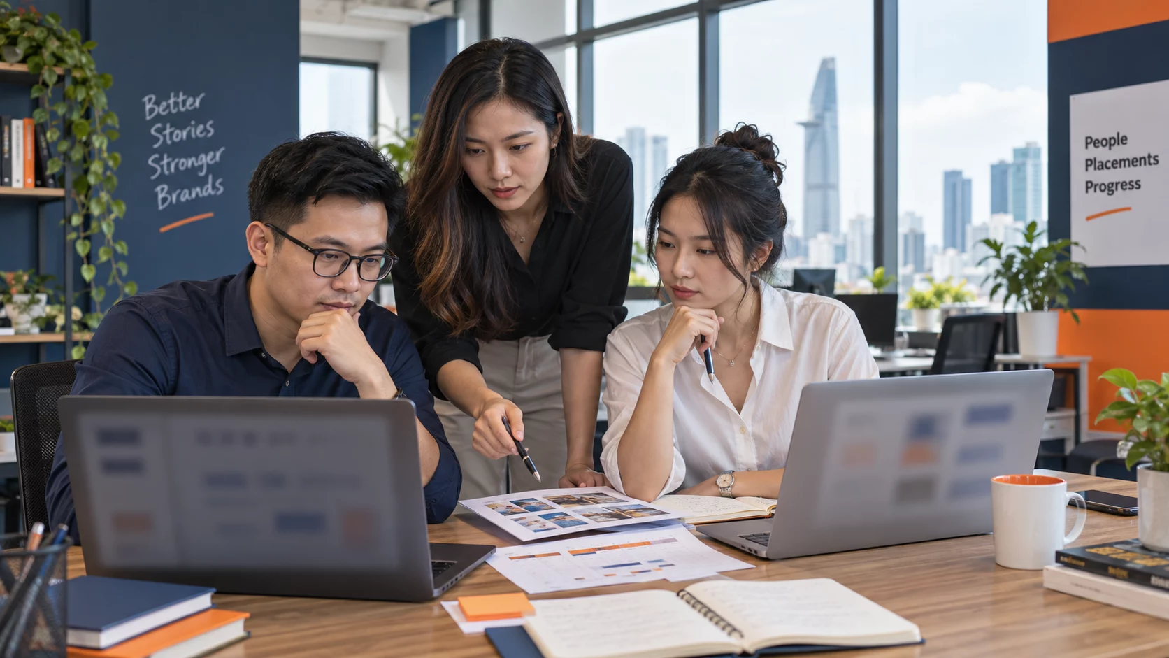Đội ngũ Digital PR đánh giá đối tác xuất bản và lập kế hoạch tiếp cận cho chiến dịch backlink